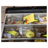 Vintage Tackle Box with Contents!