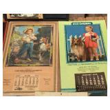 (12) Neat Old Calendars 1920