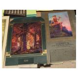 (12) Neat Old Calendars 1920