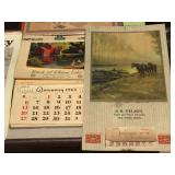 (12) Neat Old Calendars 1920