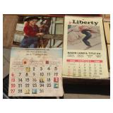 (12) Neat Old Calendars 1920