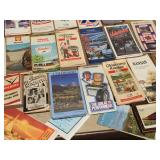 Large Group Mostly Vintage Travel Guides - Road Maps/Oil Companies