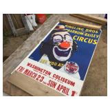(2) Vintage Original RINGLING BROS and BARNUM + BAILEY Circus Posters