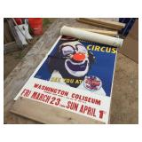 (2) Vintage Original RINGLING BROS and BARNUM + BAILEY Circus Posters