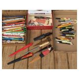 Vintage Groups Advertiser Pens - Pencils - Openers
