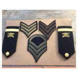 Displays with Military Patches