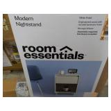Room Essentials Modern White Night ...