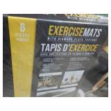6 pcs Exercise Mats 24 x 24 x 1/2"...