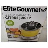 Elite Gourmet 3 cup Capacity Citrus...