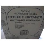 Elite Gourmet 40 Cup Stainless Stee...