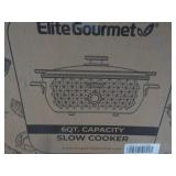 Elite Gourmet 6 qt Capacity Slow Co...