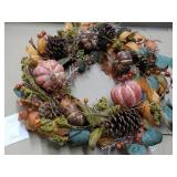 Fall Wreath 22" Diameter by Valerie...