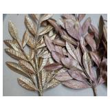 Set of 3 Antiqued Copper Leaf Picks...