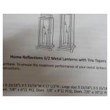 Home Reflections set of 2 Metal Lan...