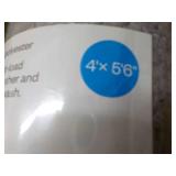Room Essentials Grey 4 ft x 5 ft 6"...