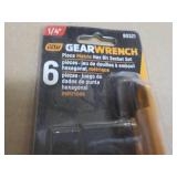 Gear Wrench 6 pc Metric Hex Bit Soc...