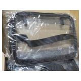 18 Security 7 x 9" Clear Purses...