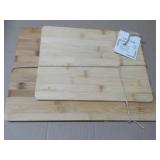 2 pc Crofton Bamboo Cutting Boards ...