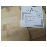 2 pc Crofton Bamboo Cutting Boards ...