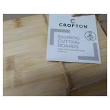 2 pc Crofton Bamboo Cutting Boards ...
