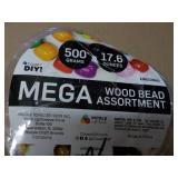 Mega Wood Bead Assortment...