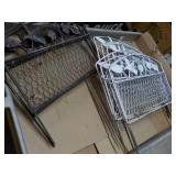 8 White and 3 Metal 18 x 15" Fences...