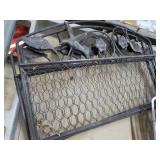8 White and 3 Metal 18 x 15" Fences...