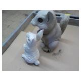 Squirrel and Bunny Outdoor Décor ...