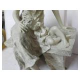 Lady with Child on Bench Décor 14 ...