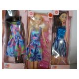 4 Posable Dolls...