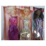 3 Posable Dolls...