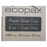Eco Pax Case of 1000 paper 8 oz Sou...