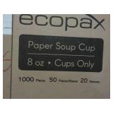 Eco Pax Case of 1000 paper 8 oz Sou...