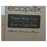Eco Pax Case of 1000 paper 8 oz Sou...