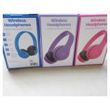 3 Wireless Headphones...