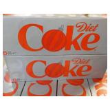 2 Diet Coke 12 packs...