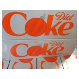 2 Diet Coke 12 packs...