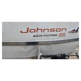 Johnson Sea-Horse 35 Outboard Motor on Spartan Trailer with Open Runabout Boat
