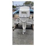 Johnson Sea-Horse 35 Outboard Motor on Spartan Trailer with Open Runabout Boat