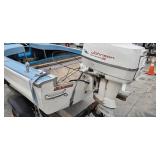 Johnson Sea-Horse 35 Outboard Motor on Spartan Trailer with Open Runabout Boat