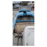 Johnson Sea-Horse 35 Outboard Motor on Spartan Trailer with Open Runabout Boat