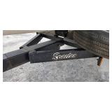 Johnson Sea-Horse 35 Outboard Motor on Spartan Trailer with Open Runabout Boat