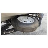 Johnson Sea-Horse 35 Outboard Motor on Spartan Trailer with Open Runabout Boat