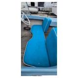 Johnson Sea-Horse 35 Outboard Motor on Spartan Trailer with Open Runabout Boat