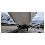 Johnson Sea-Horse 35 Outboard Motor on Spartan Trailer with Open Runabout Boat