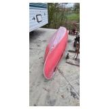 Golden Hawk Canoe - Red Hull with Grey Interior