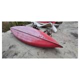 Golden Hawk Canoe - Red Hull with Grey Interior