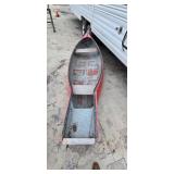 Golden Hawk Canoe - Red Hull with Grey Interior