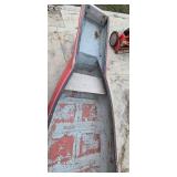Golden Hawk Canoe - Red Hull with Grey Interior