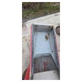 Golden Hawk Canoe - Red Hull with Grey Interior